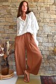 Santos Cushion Cotton Quirky Pant Chestnut